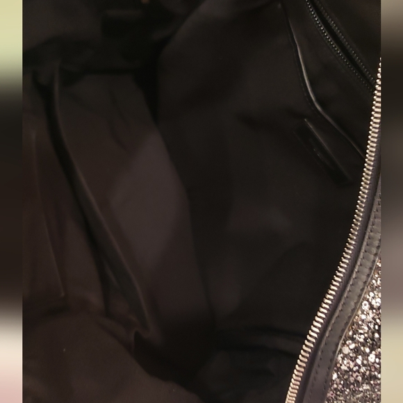 NWOT-  Saint Laurent City Glitter Backpack - Picture 13 of 16
